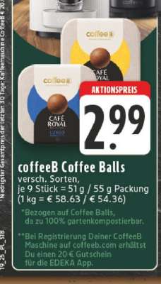 CoffeeB Coffee Balls
