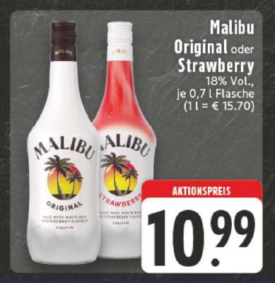 MALIBU Original oder Strawberry