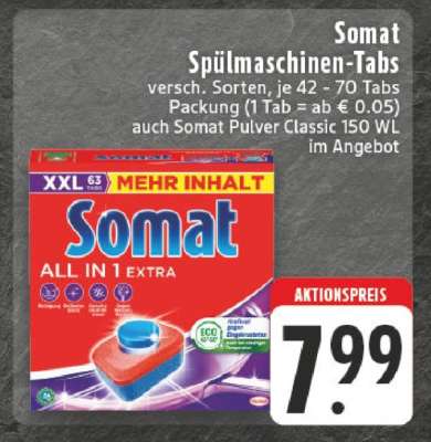 Somat Spülmaschinen-Tabs