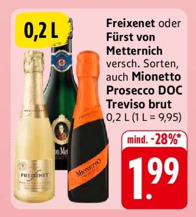 Freixenet oder Fürst von Metternich