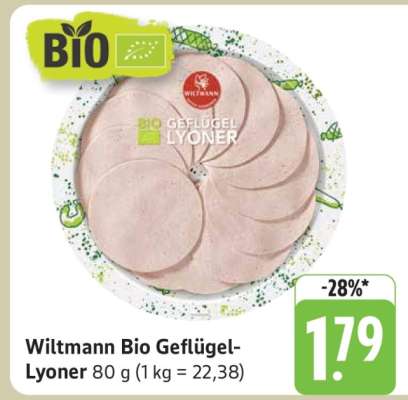 Wiltmann Bio Geflügel-Lyoner