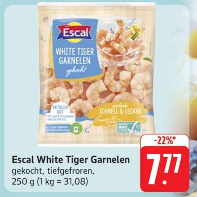 Escal White Tiger Garnelen