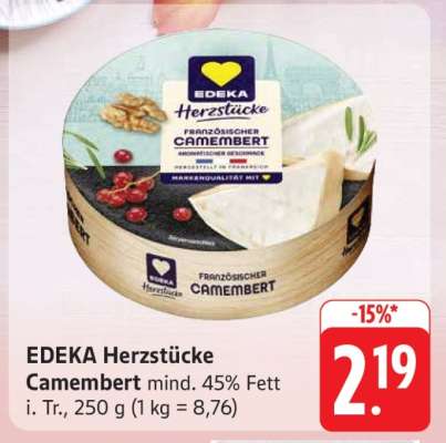 EDEKA Herzstücke Camembert