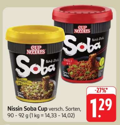 Nissin Soba Cup