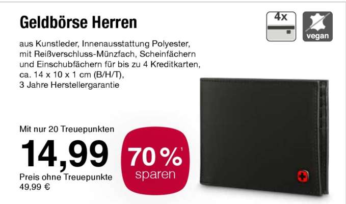 Geldbörse Herren