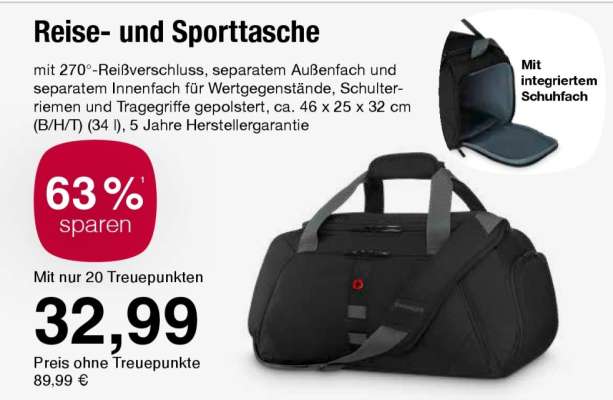 Reise- und Sporttasche