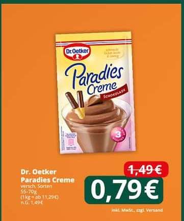 Dr. Oetker Paradies Creme