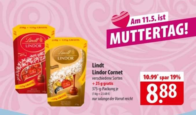 Lindt Lindor Cornet