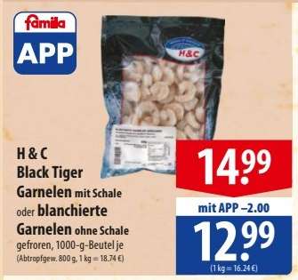 H & C Black Tiger Garnelen