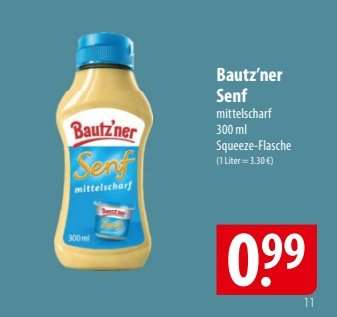 BAUTZ'NER Senf Mittelscharf