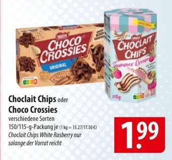 Choclait Chips oder Choco Crossies