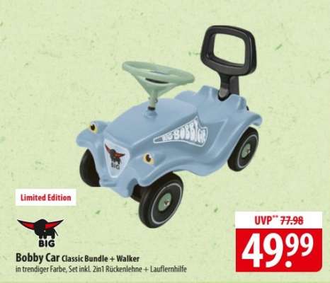 Bobby Car Classic Bundle + Walker