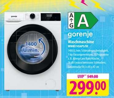 gorenje Waschmaschine WNHIE74SAPS/DE