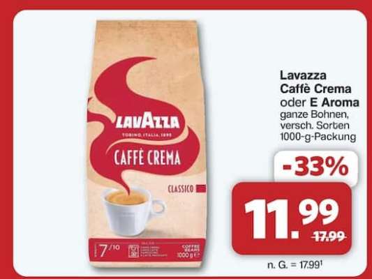 Lavazza Caffè Crema oder E Aroma