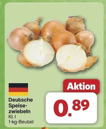 Deutsche Speisezwiebeln