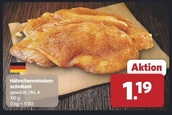 Hähnchenminutenschnitzel