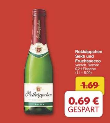 Rotkäppchen Sekt und Fruchtsecco