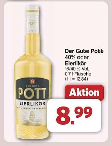 Der Gute Pott 40% oder Eierlikör
