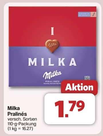 MILKA Pralinés