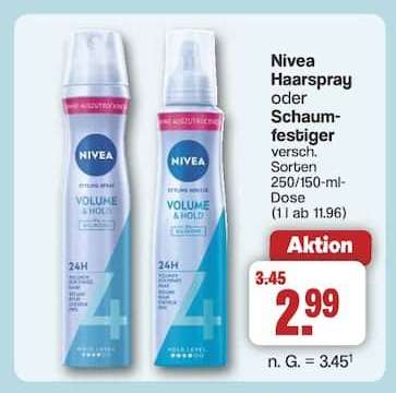 NIVEA Haarspray oder Schaumfestiger