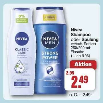 NIVEA Shampoo oder Spülung