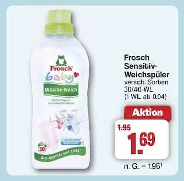 Frosch Sensitiv-Weichspüler