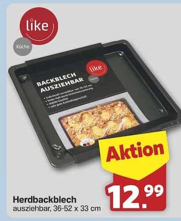 Herdbackblech