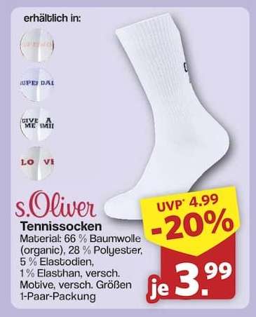 s.Oliver Tennissocken