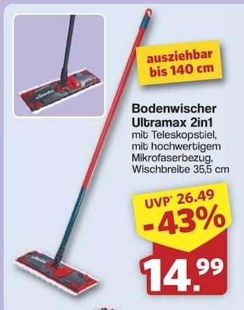 Bodenwischer Ultramax 2in1