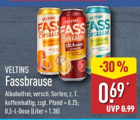 VELTINS Fassbrause