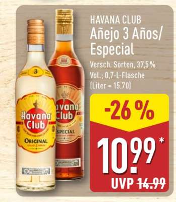 HAVANA CLUB Añejo 3 Años/Especial