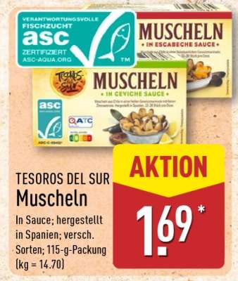 TESOROS DEL SUR Muscheln
