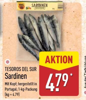 TESOROS DEL SUR Sardinen