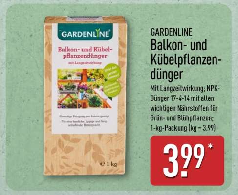 Balkon- und Kübelpflanzendünger