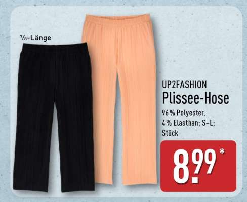 UP2FASHION Plissee-Hose
