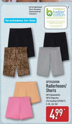 UP2FASHION Radlerhosen/Shorts