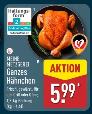 MEINE METZGEREI Ganzes Hähnchen