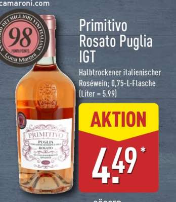 Primitivo Rosato Puglia IGT