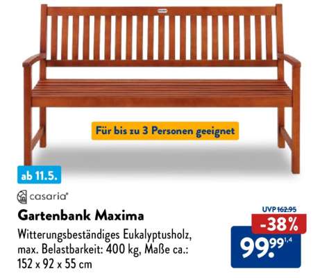 Gartenbank Maxima