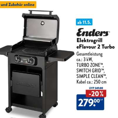 Enders Elektrogrill eFlavour 2 Turbo