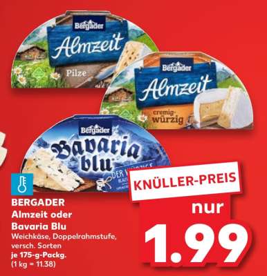 BERGADER Almzeit oder Bavaria Blu