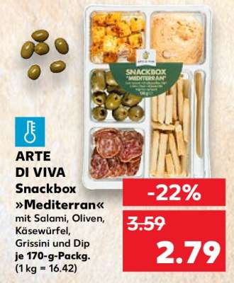 ARTE DI VIVA Snackbox »Mediterran«