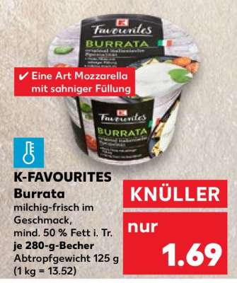 K-FAVOURITES Burrata