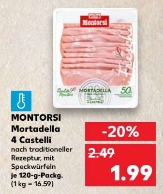 MONTORSI Mortadella 4 Castelli