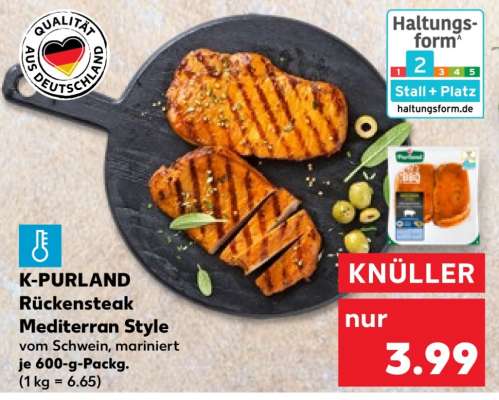 K-PURLAND Rückensteak Mediterran Style