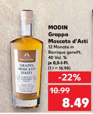 MODIN Grappa Moscato d’Asti