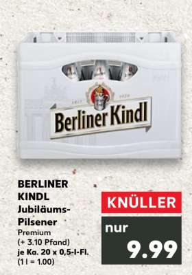 BERLINER KINDL Jubiläums
Pilsener