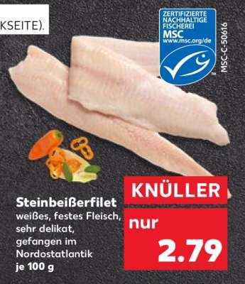 Steinbeißerfilet
