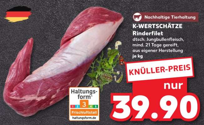 K-WERTSCHÄTZE Rinderfilet