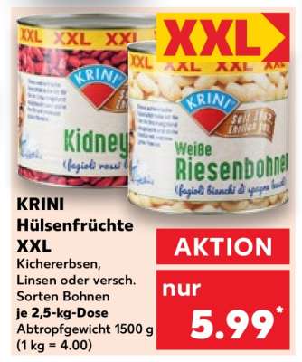 KRINI Hülsenfrüchte XXL